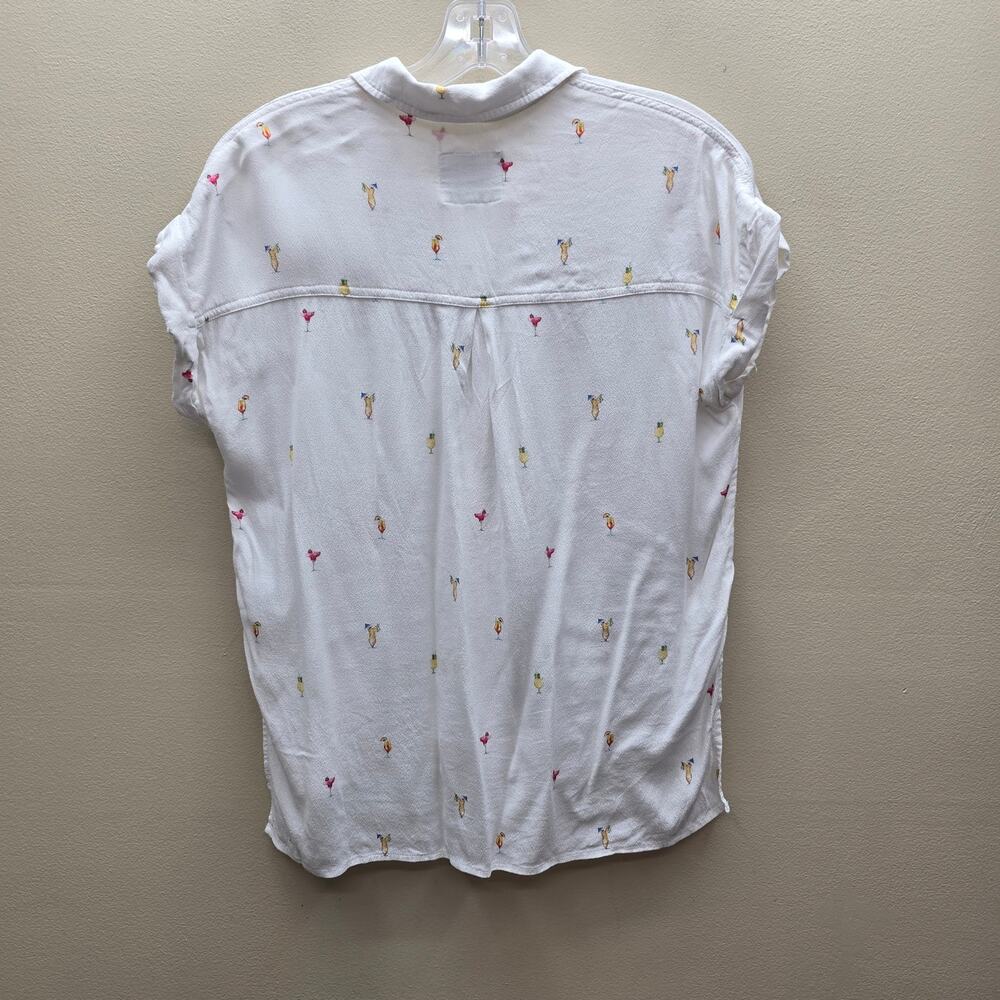 Rails Whitney Cocktail Hour Print Button Up Shirt… - image 2